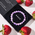 Bracelet Mauvais Œil en Cristal | Argent Sterling 925 | Violet